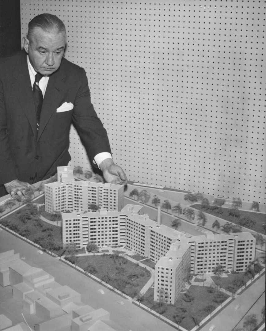 Plans for Darst complex, pre-1955